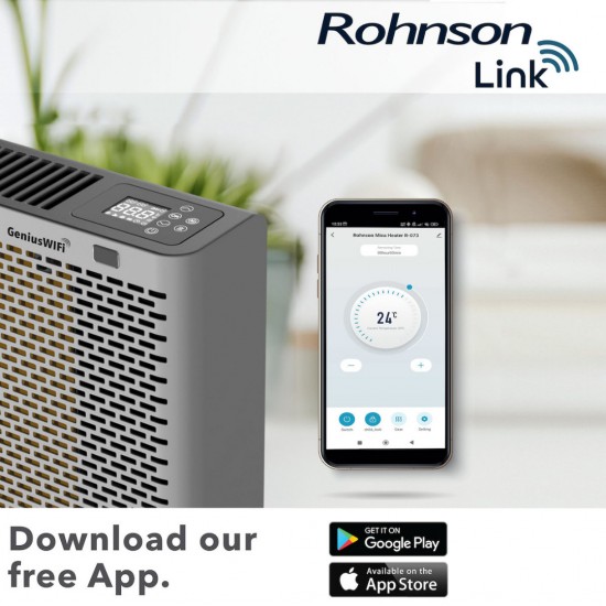 Rohnson R-083 Θερμοπομπός Δαπέδου 2400W Mica με Ηλεκτρονικό Θερμοστάτη και WiFi 78.7x49.5cm Γκρι Rohnson R-083 Θερμοπομπός Δαπέδου 2400W Mica με Ηλεκτρονικό Θερμοστάτη και WiFi 78.7x49.5cm Γκρι