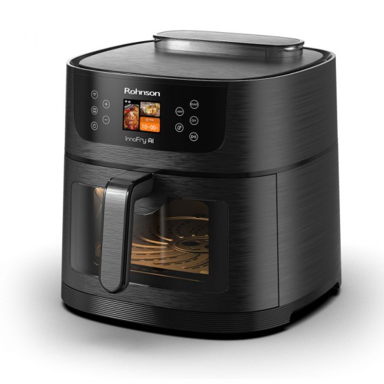 Rohnson R-2884 InnoFry AI Φριτέζα Αέρος,Air Fryer με Wi-Fi,Soft Cooking ,1800W,30 Προγράμματα