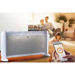 Rohnson R-077 Θερμοπομπός Δαπέδου 2000W Mica με Θερμοστάτη και WiFi ,3 ρυθμίσεις: ECO /1250W /2000W