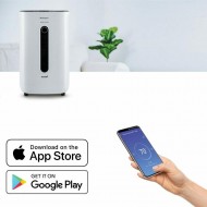 Rohnson R-9920 Αφυγραντήρας & Καθαριστής αέρα 20L,  με Ιονιστή & λάμπα UVC & Wi-Fi 