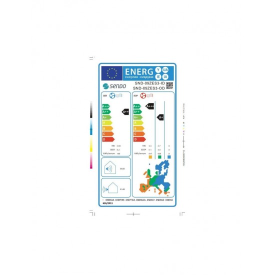 Sendo Zeas SND-09ZES3/SND-09ZES3 Κλιματιστικό Inverter 9000 BTU A++/A+++ με Wi-Fi ,10 ΧΡΟΝΙΑ ΕΓΓΥΗΣΗ Sendo Zeas SND-09ZES3/SND-09ZES3 Κλιματιστικό Inverter 9000 BTU A++/A+++ με Wi-Fi ,10 ΧΡΟΝΙΑ ΕΓΓΥΗΣΗ