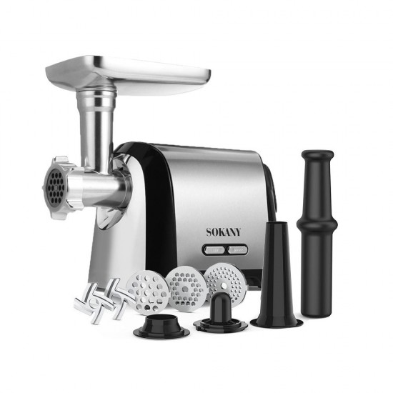 Sokany SK-088 Μηχανή Άλεσης Κιμά 3200W Ασημί 