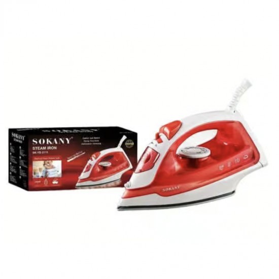 Sokany SK-YD-2111 Σίδερο Ατμού 2000W με Κεραμική Πλάκα Sokany SK-YD-2111 Σίδερο Ατμού 2000W με Κεραμική Πλάκα