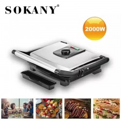 Sokany KJ-202 ,INOX σωμα ,2000w,για 4 τοστ,με ισιες αντικολλ. πλακες Sokany KJ-202 ,INOX σωμα ,2000w,για 4 τοστ,με ισιες αντικολλ. πλακες
