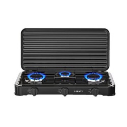 Sokany SK-6003 Επιτραπέζια Τριπλή Εστία Υγραερίου 5500W