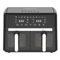 Sokany SK-10055, Φριτέζα αέρος με Διπλό Αποσπώμενο Κάδο 11lt Μαύρο ,5,5LT+5,5LT, 2χ1500W, με 2 ανεξάρτητους ρυθμιστές, Sokany SK-10055, Φριτέζα αέρος με Διπλό Αποσπώμενο Κάδο 11lt Μαύρο ,5,5LT+5,5LT, 2χ1500W, με 2 ανεξάρτητους ρυθμιστές,