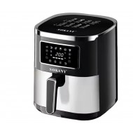 Sokany SK-10052 φριτεζα αερα ψηφιακη, 7lt μαύρη ,1700W,τεχνολογια υψηλης ταχυτητας  ροης αερα ,μαγειρευει και χωρις λαδι