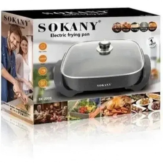 Sokany SK-2005,Ηλεκτρικό Wok/Τηγάνι ,1500W 