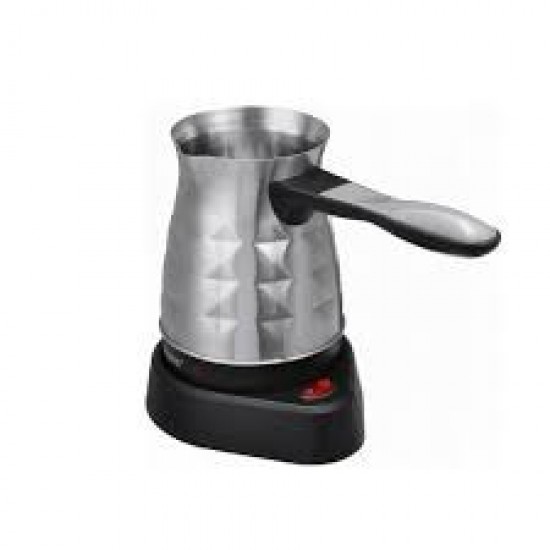 Sokany SK-213 Ηλεκτρικό Μπρίκι 600w   ΙΝΟΧ με μαυρο χρωμα , 400ml,ΣΠΑΣΤΟ ΧΕΡΟΥΛΙ αποσπωμενη βαση