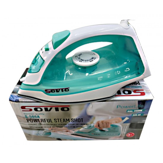 SOVIO S506A Σίδερο ατμού 2000w ,πλάκα κεραμική