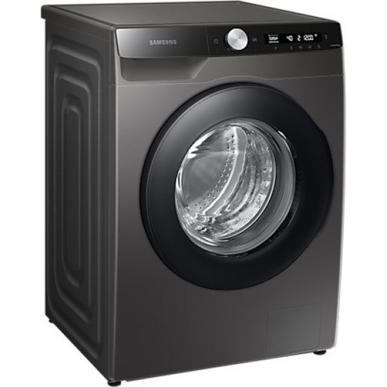 Samsung WW90T504DAX/S7 Πλυντήριο 9kg με Ατμό 1400 Στροφών Γκρι,Eco Bubble,Bubble Soak,AI (Τεχνητή Νοημοσύνη)Ατμού Hygiene Steam,Digital Inverter