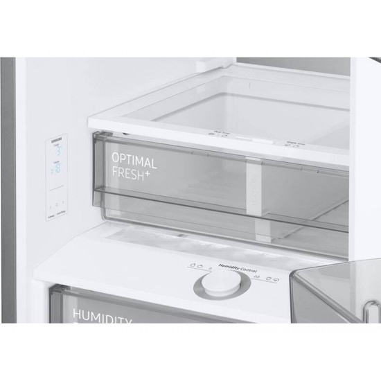 Samsung RB38C7B6CS9/EF Ψυγειοκαταψύκτης 390lt No Frost Υ203xΠ59.5xΒ65.8cm Inox,All Around Cooling,BESPOKE,Wi-Fi