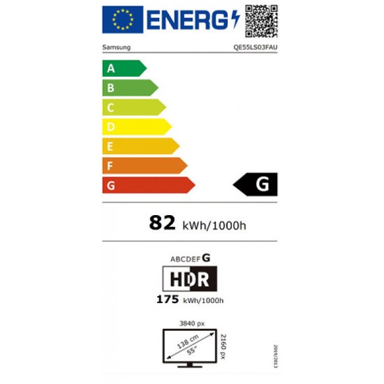 Samsung QE55LS03F Smart Τηλεόραση 55" 4K UHD QLED HDR Επεξεργαστής NQ4 AI Gen2