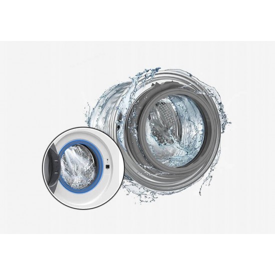Samsung WD90DB7B85GWU4 Πλυντήριο Στεγνωτήριο Ρούχων 9kg/6kg Ατμού 1400 Στροφές,AI Control / AI Energy / Air Wash / Less Microfiber / Τεχνολογία Eco Bubble