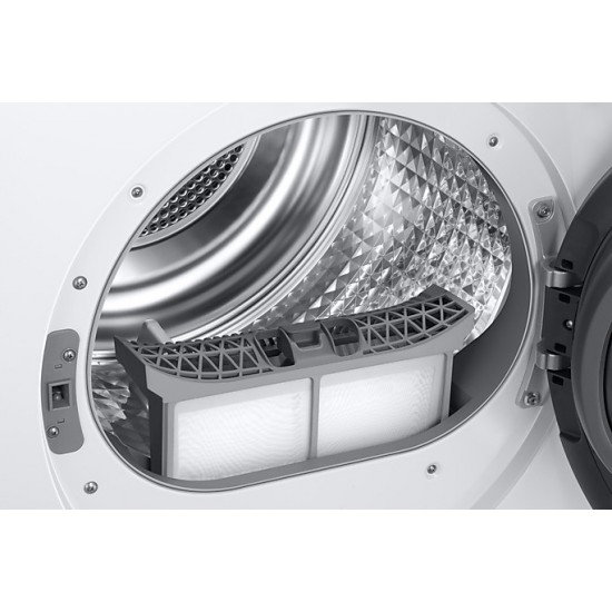 Samsung DV90T6240LE/S6 Στεγνωτήριο Ρούχων 9kg,A+++,ΑΙ (Τεχνητής νοημοσύνης) ,Ενσωματωμένο WiFi Samsung DV90T6240LE/S6 Στεγνωτήριο Ρούχων 9kg,A+++,ΑΙ (Τεχνητής νοημοσύνης) ,Ενσωματωμένο WiFi