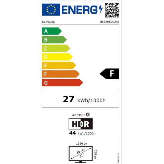 SAMSUNG UE32H5002FKXXH 32'' LED HD READY SMART 