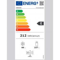 Samsung RB38C7B6CS9/EF Ψυγειοκαταψύκτης 390lt No Frost Υ203xΠ59.5xΒ65.8cm Inox,All Around Cooling,BESPOKE,Wi-Fi