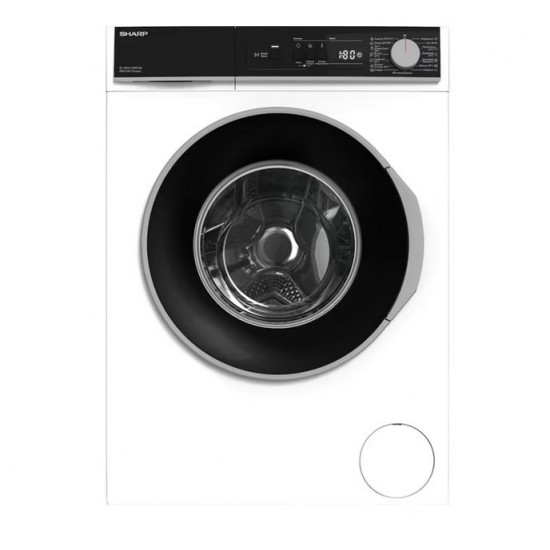 SHARP ES–NFA812W1NA-GR Πλυντήριο Ρούχων,8 kg, ατμου,15 προγράμματα.