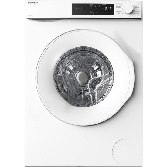 Sharp ES-NFA8121WD Πλυντήριο Ρούχων 8kg,1200 rpm,ατμου,EcoLogic Sharp ES-NFA8121WD Πλυντήριο Ρούχων 8kg,1200 rpm,ατμου,EcoLogic
