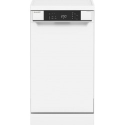Sharp QW-NS1CF49EW Ελεύθερο Πλυντήριο Πιάτων για 10 Σερβίτσια Π45xY85εκ. Λευκό