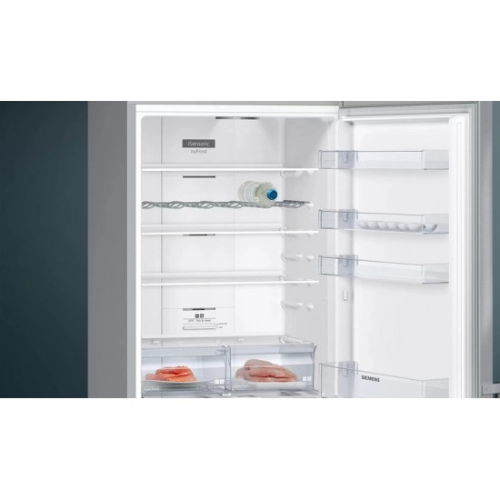 Siemens KG49NXIEP Ψυγειοκαταψύκτης 438lt Total NoFrost,hyperFresh <0°C> , Υ203xΠ70xΒ67εκ. Inox  