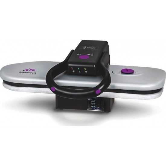 Singer Super Nova 40 black Πρέσσα Σιδερώματος ,Watt 1350,ατμού: 70 gr/min