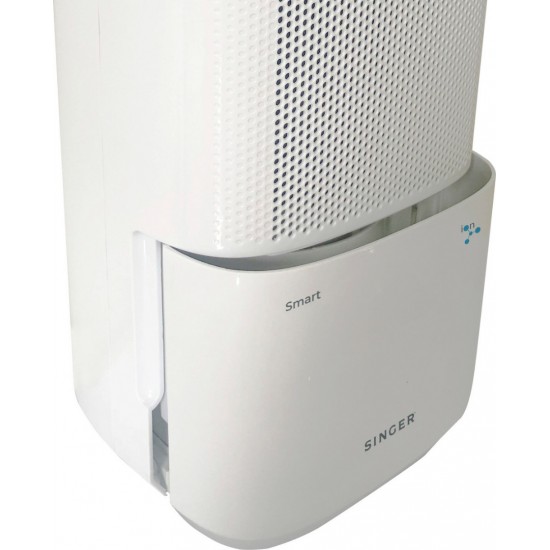 SINGER SDHMW-10Lt Smart Ion Αφυγραντήρας , (lt/24h) 10 LT/24H,Ιονιστής ,200 W SINGER SDHMW-10Lt Smart Ion Αφυγραντήρας , (lt/24h) 10 LT/24H,Ιονιστής ,200 W