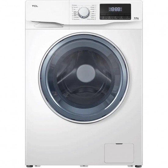 Tcl FF0914WA0 Πλυντήριο Ρούχων 9kg με Λειτουργία Ατμού,Μοτέρ BLDC Inverter Tcl FF0914WA0 Πλυντήριο Ρούχων 9kg με Λειτουργία Ατμού,Μοτέρ BLDC Inverter