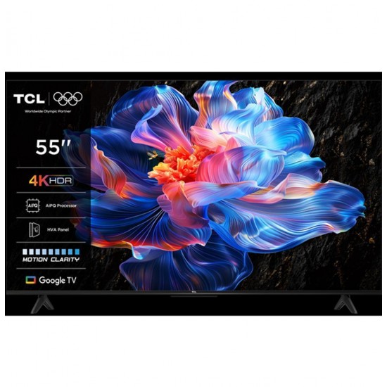 TCL 55P6K Smart Τηλεόραση 55" 4K UHD DLED HDR (2025),HDR10, AI Picture,Wi-Fi Bluetooth Miracast TCL 55P6K Smart Τηλεόραση 55" 4K UHD DLED HDR (2025),HDR10, AI Picture,Wi-Fi Bluetooth Miracast