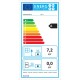 Thermogatz GS 7 Black Ατσάλινη Ξυλόσομπα 7.2 (M)  Μέγιστη Κάλυψη εως (m³) 130tm  , υψ 0.73 μηκ 0.36 ,βαθ 031