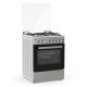 Thermogatz TGS 6021 IX Κουζίνα Υγραερίου 49lt με Εστίες Υγραερίου Π60εκ. Μαύρη Thermogatz TGS 6021 IX Κουζίνα Υγραερίου 49lt με Εστίες Υγραερίου Π60εκ. Μαύρη