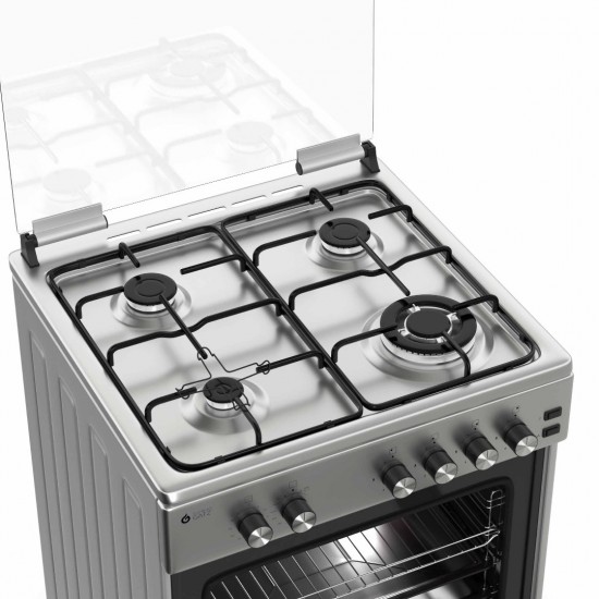 Thermogatz TGS 6021 IX Κουζίνα Υγραερίου 49lt με Εστίες Υγραερίου Π60εκ. Μαύρη Thermogatz TGS 6021 IX Κουζίνα Υγραερίου 49lt με Εστίες Υγραερίου Π60εκ. Μαύρη