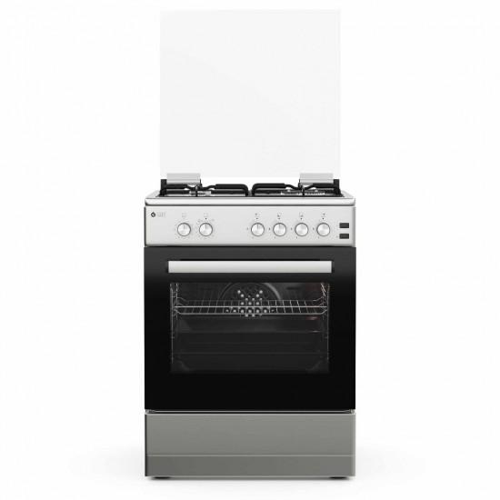 Thermogatz TGS 6021 IX Κουζίνα Υγραερίου 49lt με Εστίες Υγραερίου Π60εκ. Μαύρη Thermogatz TGS 6021 IX Κουζίνα Υγραερίου 49lt με Εστίες Υγραερίου Π60εκ. Μαύρη