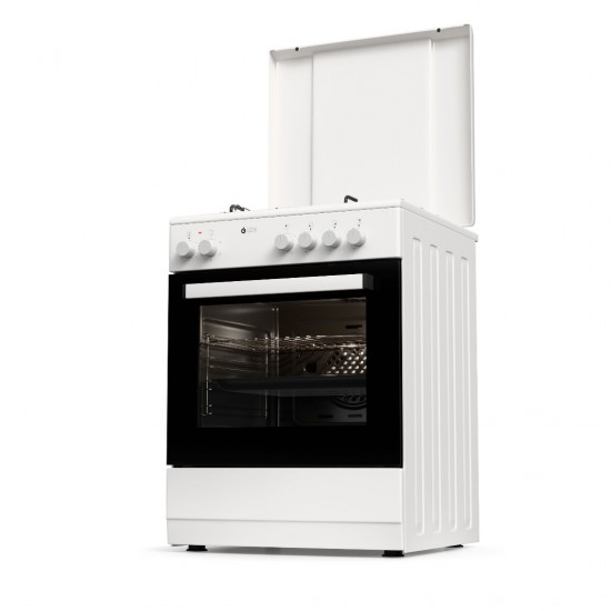 Thermogatz TGS 3501 WH Κουζίνα Ηλεκτρική 56lt με Εστίες Αερίου 60cm ,5 Τρόποι Ψησίματος,3 Εστίες Αερίου και 1 Ηλεκτρική Thermogatz TGS 3501 WH Κουζίνα Ηλεκτρική 56lt με Εστίες Αερίου 60cm ,5 Τρόποι Ψησίματος,3 Εστίες Αερίου και 1 Ηλεκτρική