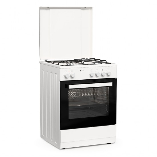 Thermogatz TGS 3501 WH Κουζίνα Ηλεκτρική 56lt με Εστίες Αερίου 60cm ,5 Τρόποι Ψησίματος,3 Εστίες Αερίου και 1 Ηλεκτρική Thermogatz TGS 3501 WH Κουζίνα Ηλεκτρική 56lt με Εστίες Αερίου 60cm ,5 Τρόποι Ψησίματος,3 Εστίες Αερίου και 1 Ηλεκτρική
