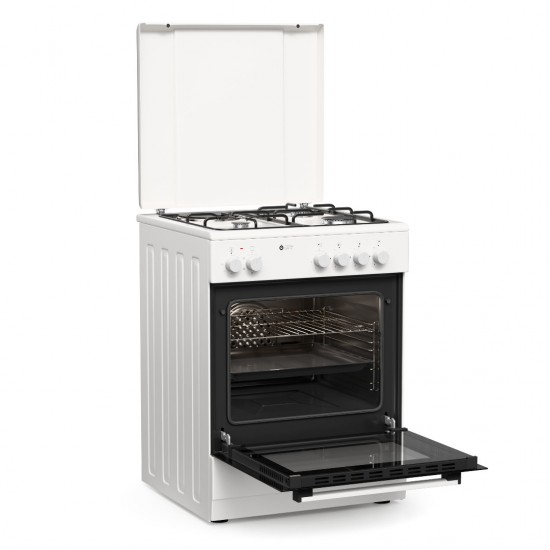 Thermogatz TGS 3501 WH Κουζίνα Ηλεκτρική 56lt με Εστίες Αερίου 60cm ,5 Τρόποι Ψησίματος,3 Εστίες Αερίου και 1 Ηλεκτρική Thermogatz TGS 3501 WH Κουζίνα Ηλεκτρική 56lt με Εστίες Αερίου 60cm ,5 Τρόποι Ψησίματος,3 Εστίες Αερίου και 1 Ηλεκτρική