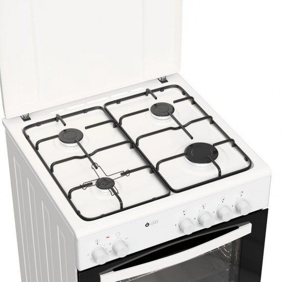Thermogatz TGS-3610 WH Turbo Κουζίνα Ηλεκτρική 56lt με Εστίες Αερίου 60cm ,5 τρόποι ψησίματος,Μήκος 60 Ύψος 83 Βάθος 61 Thermogatz TGS-3610 WH Turbo Κουζίνα Ηλεκτρική 56lt με Εστίες Αερίου 60cm ,5 τρόποι ψησίματος,Μήκος 60 Ύψος 83 Βάθος 61