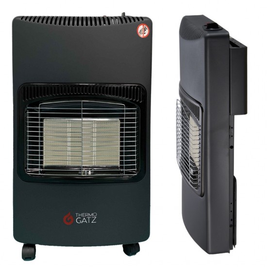 Thermogatz TG-FLD Κεραμική Σόμπα Υγραερίου 4200W Μαύρη Κλάση Α42x15x69cm  , Αισθητήρας οξυγόνου - Αισθητήρας πτώσης - Θερμικό ασφαλείας