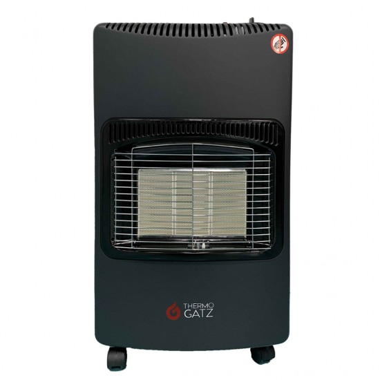 Thermogatz TG-FLD Κεραμική Σόμπα Υγραερίου 4200W Μαύρη Κλάση Α42x15x69cm  , Αισθητήρας οξυγόνου - Αισθητήρας πτώσης - Θερμικό ασφαλείας