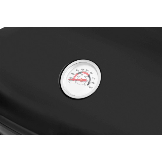 Thermogatz Gs Grill 2 Mini Επιτραπέζια Φορητή Ψησταριά Υγραερίου με 2 Εστίες 2.5kW Επιφάνειας 52x39cm 03.313.206