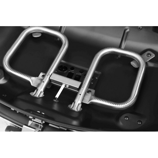 Thermogatz Gs Grill 2 Mini Επιτραπέζια Φορητή Ψησταριά Υγραερίου με 2 Εστίες 2.5kW Επιφάνειας 52x39cm 03.313.206