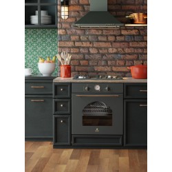 Thermogatz ,TGS 5511 BL RUSTIC MULTIGAS ,Φούρνος ΑΕΡΙΟΥ,,54lt, , Πάνελ: Aνθρακί Rustic, 7 τρόποι ψησίματος +  Σούβλα                       
