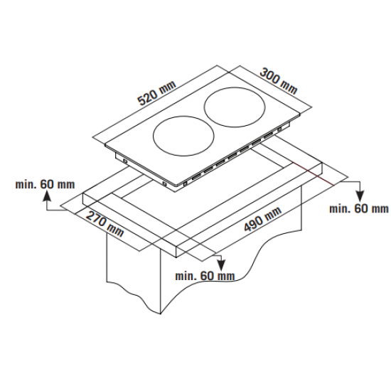 Thermogatz TGC 3301 Κεραμική Εστία Αυτόνομη,(Highlight heater),,(Child Lock) , 1 Εστία διπλής ζώνης,"Heat Up" , 30x4.9cm , Thermogatz TGC 3301 Κεραμική Εστία Αυτόνομη,(Highlight heater),,(Child Lock) , 1 Εστία διπλής ζώνης,"Heat Up" , 30x4.9cm ,