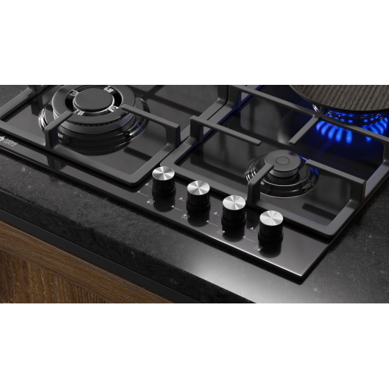 Thermogatz TGS 9411 GL Εστία Αερίου Αυτόνομη,Επιφάνεια: Μαύρο Γυαλί,Καυστήρες TECNA ,Σχάρες μαντεμένιες Thermogatz TGS 9411 GL Εστία Αερίου Αυτόνομη,Επιφάνεια: Μαύρο Γυαλί,Καυστήρες TECNA ,Σχάρες μαντεμένιες