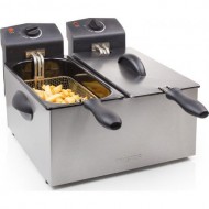 Tristar FR-6937 Φριτέζα Ανοξείδωτη Διπλή 