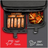 Tefal EY942H XXL Φριτέζα Αέρος,11L  συρτάρι 6,5 L και συρτάρι 4,5 L,7 προκαθορισμένα προγράμματα