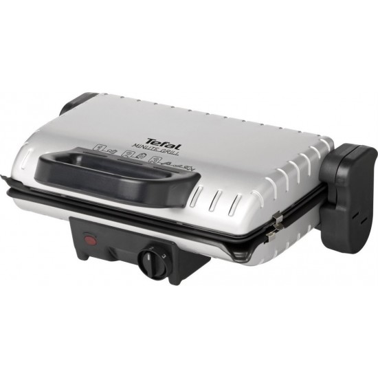 Tefal Minute Grill GC2050 Τοστιέρα Γκριλιέρα με Αποσπώμενες Πλάκες 1600W Inox Tefal Minute Grill GC2050 Τοστιέρα Γκριλιέρα με Αποσπώμενες Πλάκες 1600W Inox