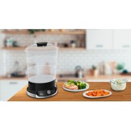 Tefal    VC204810 Ultracompact Ατμομάγειρας 9lt 800W με 3 Επίπεδα Μαγειρέματος 