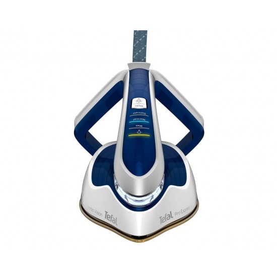 Tefal Express Vision GV 9812 Blue Σύστημα Σιδερώματος 3000W Πίεσης 8.1bar με Δοχείο 1.2lt,Durilium AirGlide Autoclean,Βολή ατμού 700 Gr/min