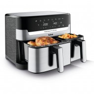 Tefal Dual Easy Fry & Grill EY905D Φριτέζα Αέρος,2700  W, 8 προεπιλογές μαγειρέματος,5,1L + 3,2L,Τεχνολογία Extra-Crisp